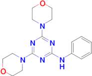 4,6-Dimorpholino-N-phenyl-1,3,5-triazin-2-amine