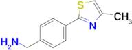 (4-(4-Methylthiazol-2-yl)phenyl)methanamine