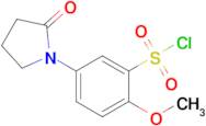 2-Methoxy-5-(2-oxopyrrolidin-1-yl)benzenesulfonyl chloride