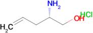 (S)-2-aminopent-4-en-1-ol hydrochloride