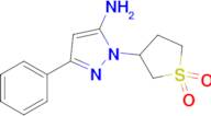 3-(5-Amino-3-phenyl-1H-pyrazol-1-yl)tetrahydrothiophene 1,1-dioxide