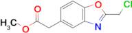 Methyl 2-(2-(chloromethyl)benzo[d]oxazol-5-yl)acetate