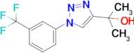 2-(1-(3-(Trifluoromethyl)phenyl)-1H-1,2,3-triazol-4-yl)propan-2-ol