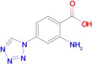 2-Amino-4-(1H-tetrazol-1-yl)benzoic acid