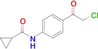 N-(4-(2-chloroacetyl)phenyl)cyclopropanecarboxamide