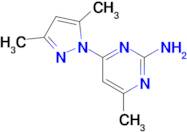 4-(3,5-Dimethyl-1H-pyrazol-1-yl)-6-methylpyrimidin-2-amine