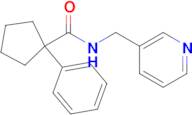 1-Phenyl-N-(pyridin-3-ylmethyl)cyclopentane-1-carboxamide