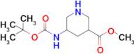 Methyl 5-((tert-butoxycarbonyl)amino)piperidine-3-carboxylate