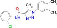 N-(2-chlorophenyl)-1-(3,4-dimethylphenyl)-5-methyl-1H-1,2,3-triazole-4-carboxamide