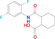 2-((2,5-Difluorophenyl)carbamoyl)cyclohexane-1-carboxylic acid