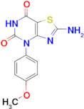 2-Amino-4-(4-methoxyphenyl)thiazolo[4,5-d]pyrimidine-5,7(4H,6H)-dione