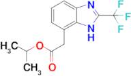 propan-2-yl 2-[2-(trifluoromethyl)-1H-1,3-benzodiazol-7-yl]acetate
