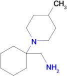 (1-(4-Methylpiperidin-1-yl)cyclohexyl)methanamine