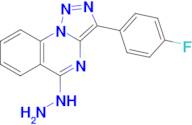 3-(4-Fluorophenyl)-5-hydrazinyl-[1,2,3]triazolo[1,5-a]quinazoline