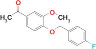 1-(4-((4-Fluorobenzyl)oxy)-3-methoxyphenyl)ethan-1-one