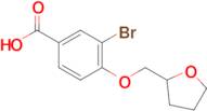 3-Bromo-4-((tetrahydrofuran-2-yl)methoxy)benzoic acid