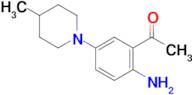 1-(2-Amino-5-(4-methylpiperidin-1-yl)phenyl)ethan-1-one