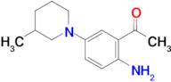 1-(2-Amino-5-(3-methylpiperidin-1-yl)phenyl)ethan-1-one