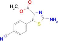 Methyl 2-amino-5-(4-cyanophenyl)thiazole-4-carboxylate