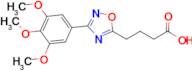 4-(3-(3,4,5-Trimethoxyphenyl)-1,2,4-oxadiazol-5-yl)butanoic acid