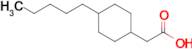 2-(4-Pentylcyclohexyl)acetic acid