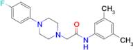 N-(3,5-dimethylphenyl)-2-(4-(4-fluorophenyl)piperazin-1-yl)acetamide