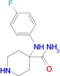 4-((4-Fluorophenyl)amino)piperidine-4-carboxamide