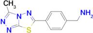 (4-(3-Methyl-[1,2,4]triazolo[3,4-b][1,3,4]thiadiazol-6-yl)phenyl)methanamine