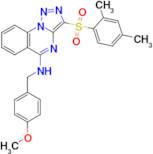 3-((2,4-Dimethylphenyl)sulfonyl)-N-(4-methoxybenzyl)-[1,2,3]triazolo[1,5-a]quinazolin-5-amine