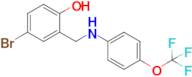 4-Bromo-2-(((4-(trifluoromethoxy)phenyl)amino)methyl)phenol