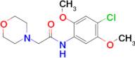 N-(4-chloro-2,5-dimethoxyphenyl)-2-morpholinoacetamide