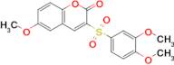 3-((3,4-Dimethoxyphenyl)sulfonyl)-6-methoxy-2H-chromen-2-one