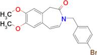 3-(4-Bromobenzyl)-7,8-dimethoxy-1,3-dihydro-2H-benzo[d]azepin-2-one