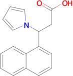 3-(Naphthalen-1-yl)-3-(1H-pyrrol-1-yl)propanoic acid