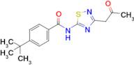 4-(Tert-butyl)-N-(3-(2-oxopropyl)-1,2,4-thiadiazol-5-yl)benzamide