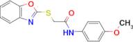 2-(Benzo[d]oxazol-2-ylthio)-N-(4-methoxyphenyl)acetamide