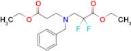 Ethyl 3-(benzyl(3-ethoxy-3-oxopropyl)amino)-2,2-difluoropropanoate