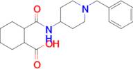 2-((1-Benzylpiperidin-4-yl)carbamoyl)cyclohexane-1-carboxylic acid