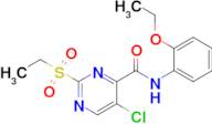 5-Chloro-N-(2-ethoxyphenyl)-2-(ethylsulfonyl)pyrimidine-4-carboxamide