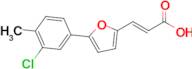 (E)-3-(5-(3-chloro-4-methylphenyl)furan-2-yl)acrylic acid