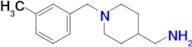 (1-(3-Methylbenzyl)piperidin-4-yl)methanamine