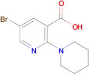 5-Bromo-2-(piperidin-1-yl)nicotinic acid