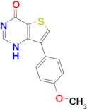 7-(4-methoxyphenyl)-1H,4H-thieno[3,2-d]pyrimidin-4-one