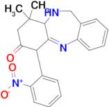 7,7-dimethyl-4-(2-nitrophenyl)-2,9-diazatricyclo[9.4.0.0³,⁸]pentadeca-1(15),2,11,13-tetraen-5-one