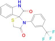 3'-(3-(Trifluoromethyl)phenyl)spiro[indoline-3,2'-thiazolidine]-2,4'-dione