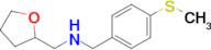 N-(4-(methylthio)benzyl)-1-(tetrahydrofuran-2-yl)methanamine