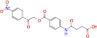 4-((4-((2-(4-Nitrophenyl)-2-oxoethoxy)carbonyl)phenyl)amino)-4-oxobutanoic acid