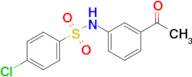 N-(3-acetylphenyl)-4-chlorobenzenesulfonamide