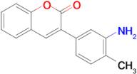 3-(3-Amino-4-methylphenyl)-2H-chromen-2-one