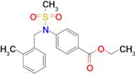 Ethyl 4-(N-(2-methylbenzyl)methylsulfonamido)benzoate